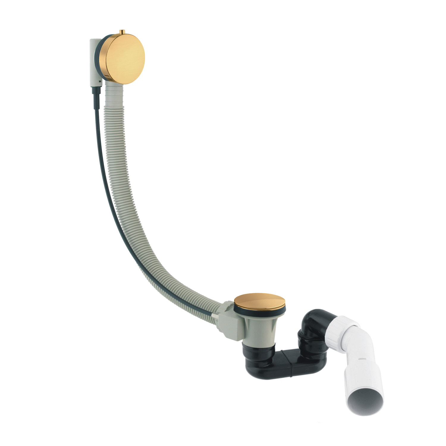 Omnires CGS Badewannensiphon gold TK104-PLUS-3.07+64-SGLB