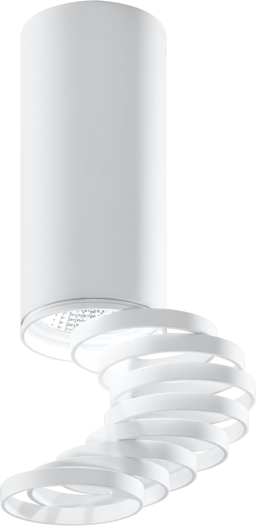 Candellux Tuba Deckenlampe 1x50 W weiß 2282725