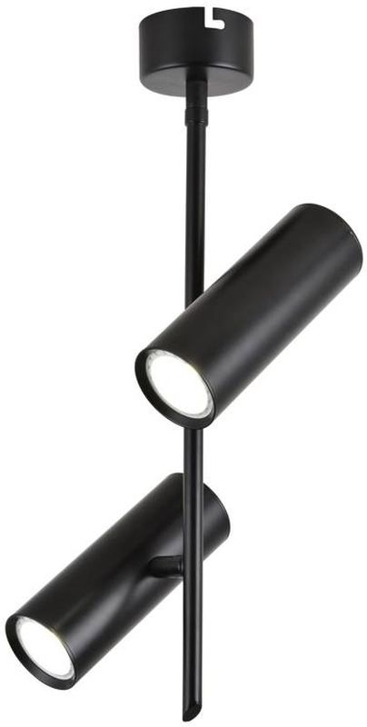 Candellux Tuba Deckenlampe 2x5 W schwarz 32-76267