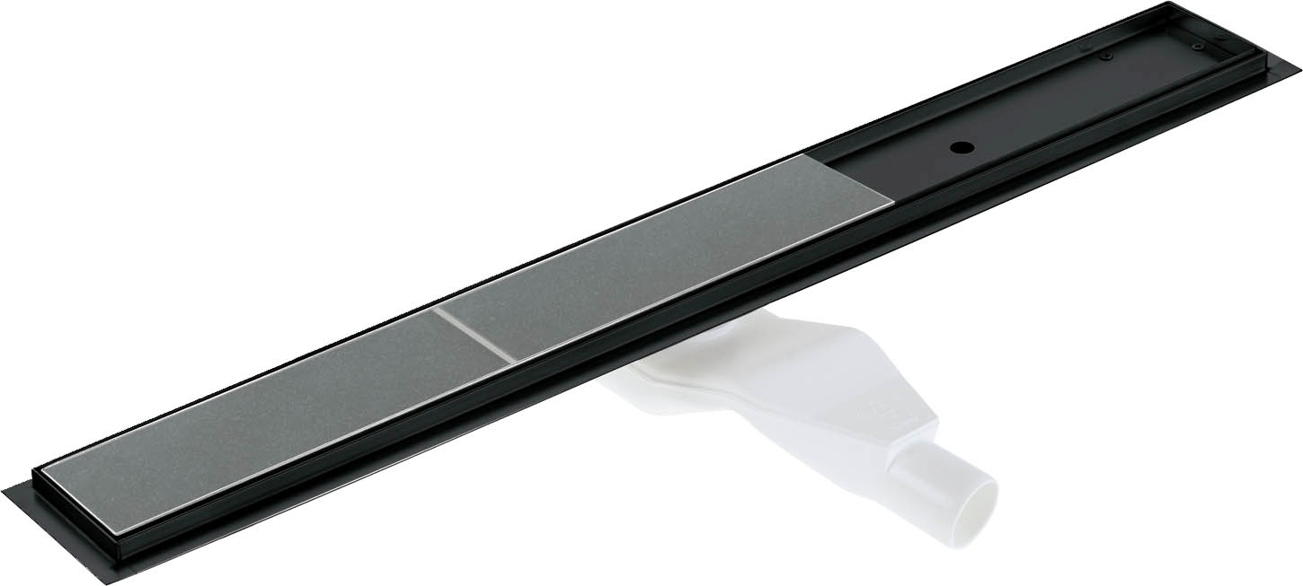 Deante Linearablauf mit Rost 70 cm schwarz KOS_N07D