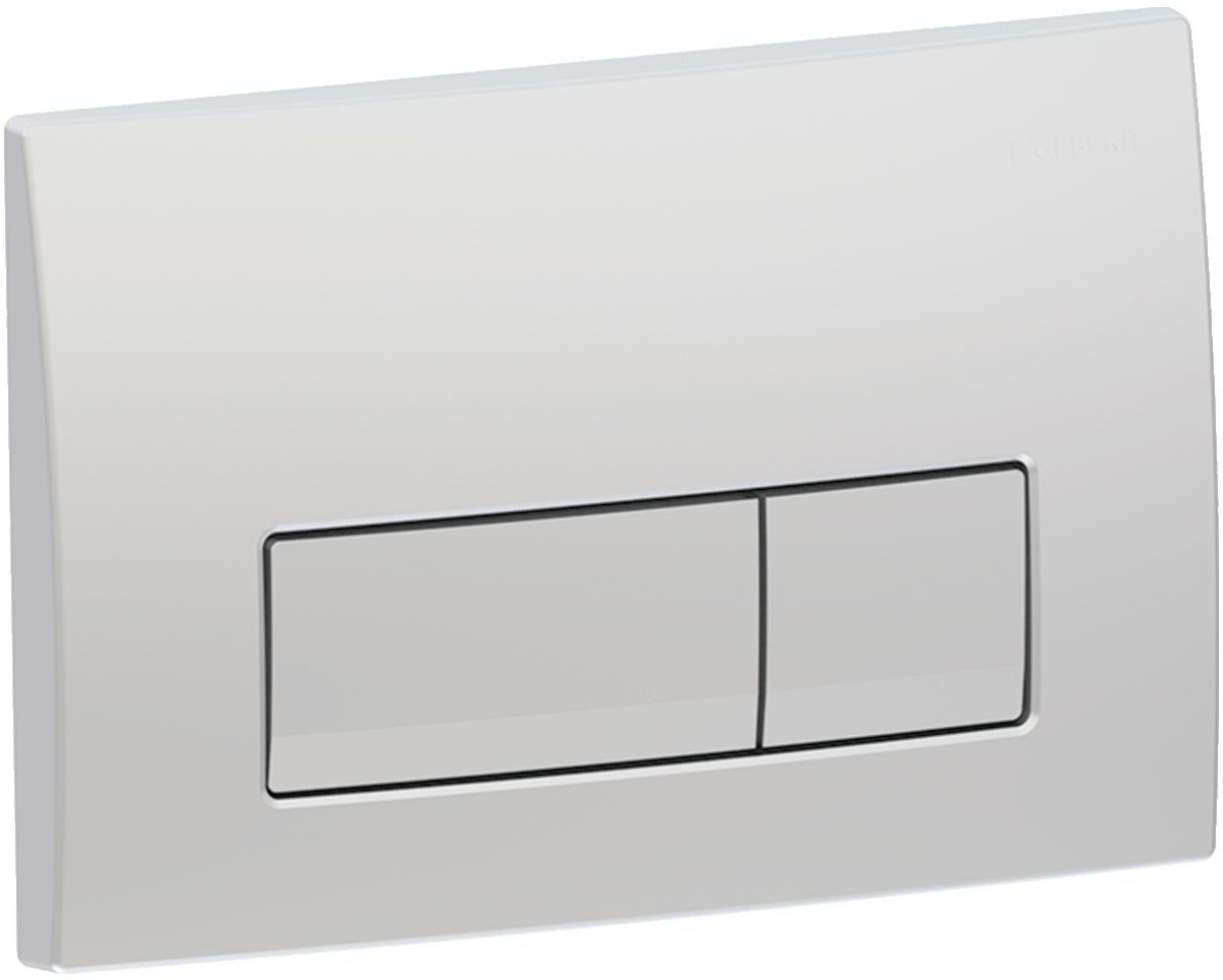 Geberit Delta Betätigungsplatte für Toilette mattchrom 115.119.46.1