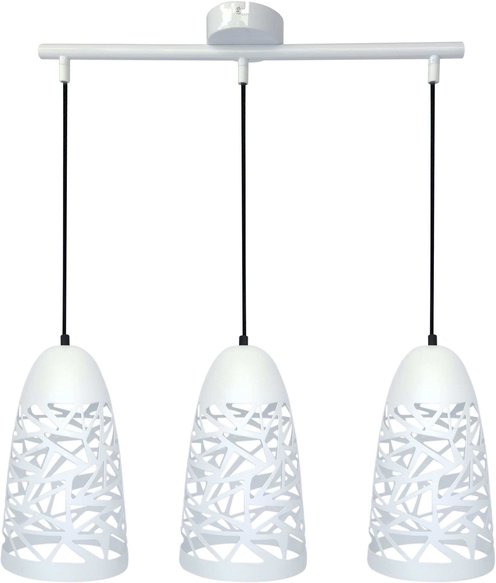 Candellux Sabrin Pendelleuchte 3x60 W weiß 33-54876