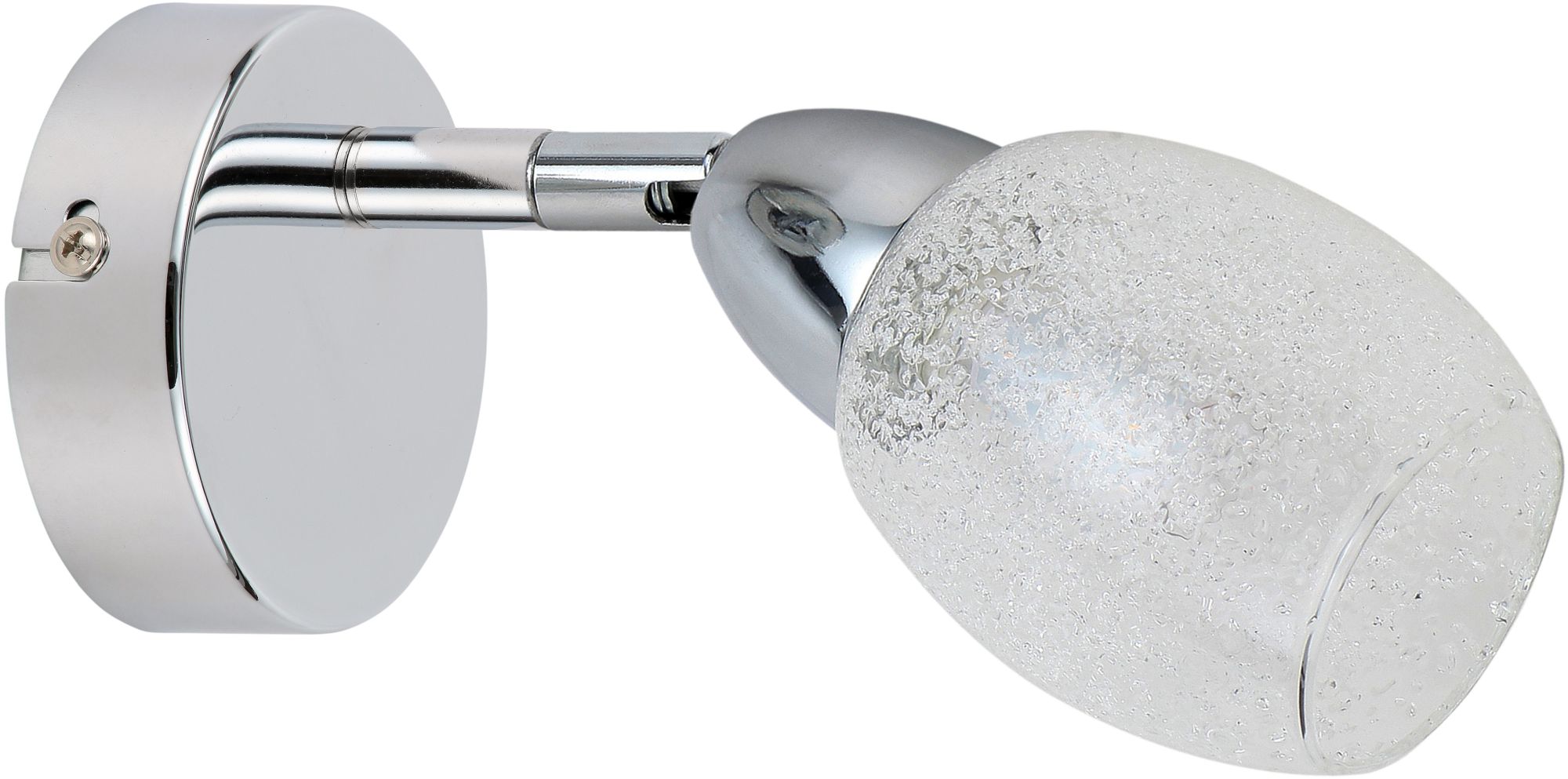 Candellux Rico Wandleuchte 1x6 W chrom-transparent 91-67500
