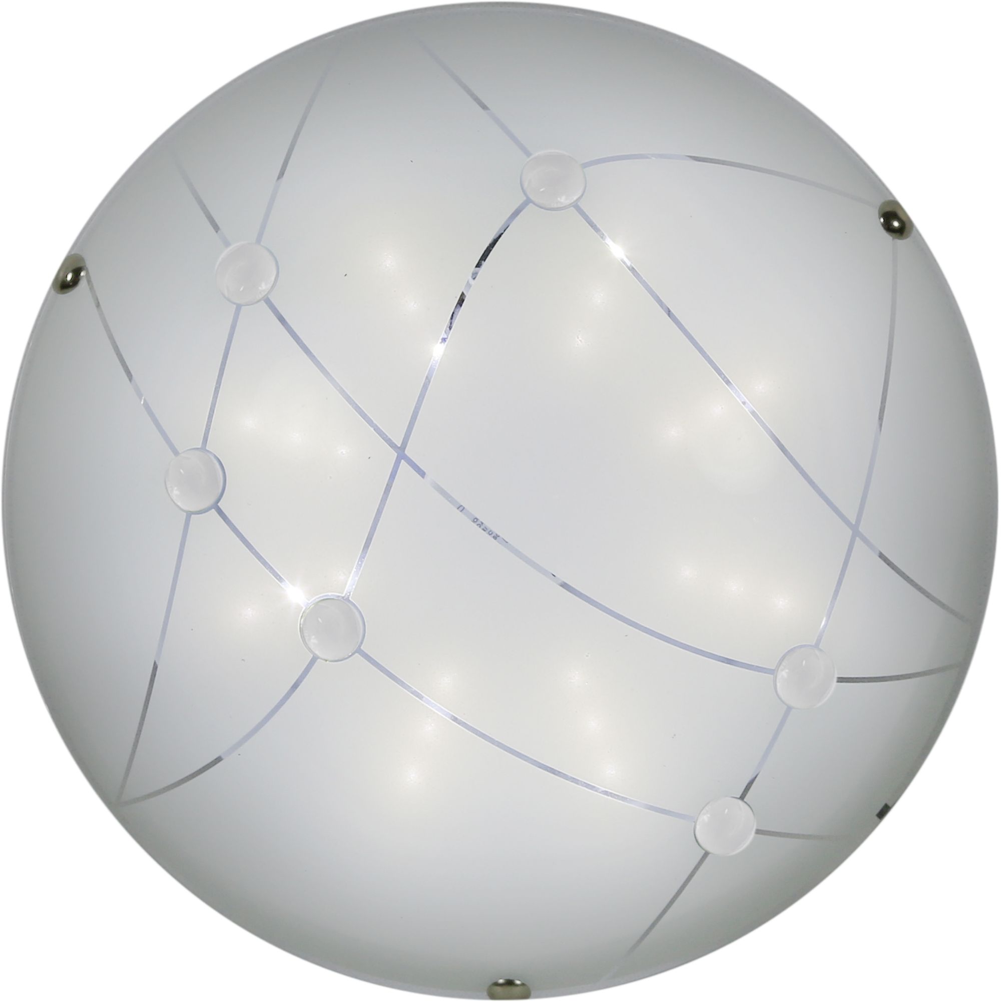 Candellux Duca Decke 1x10 W weiß-transparent 13-54180