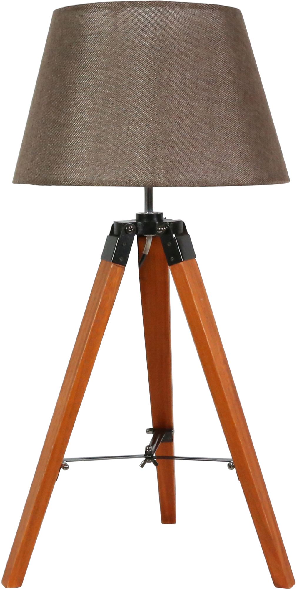 Candellux Lugano Tischlampe 1x60 W holz-braun 41-31211