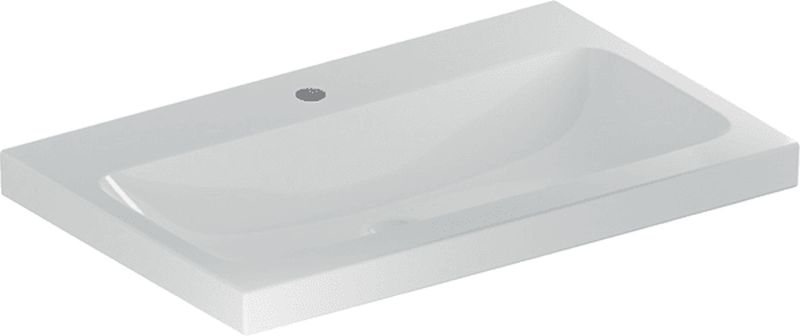 Geberit iCon Waschbecken 75x48 cm rechteckig Möbel weiß glanz 501.835.00.5
