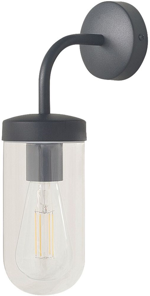 Rabalux Yago Wandleuchte 1x60 W schwarz-transparent 3310