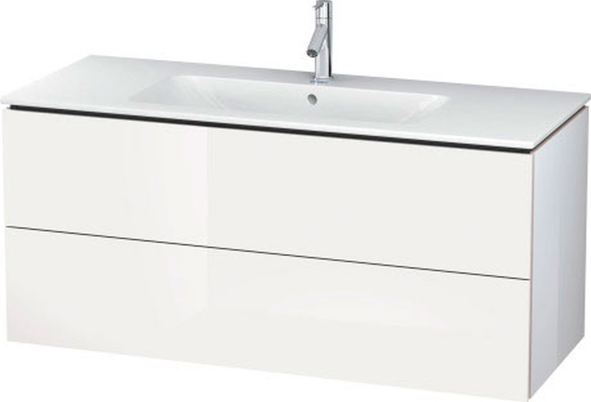 Duravit L-Cube Badschrank 122x48.1x55 cm Unterschrank hängend weiß LC624307575