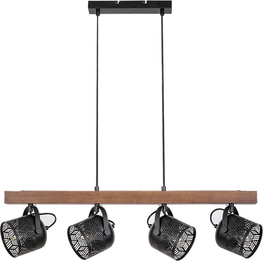 Rabalux Rotem Pendelleuchte 4x40 W schwarz-holz 3300