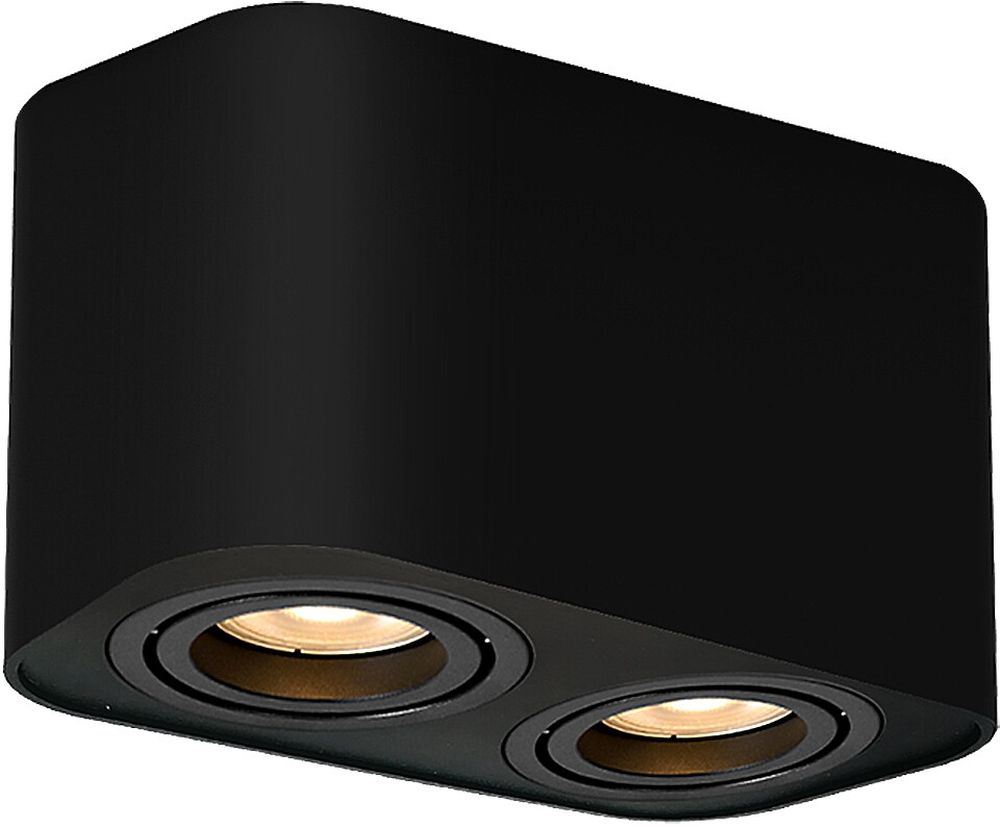 Rabalux Kobald Deckenlampe 2x42 W schwarz 2053