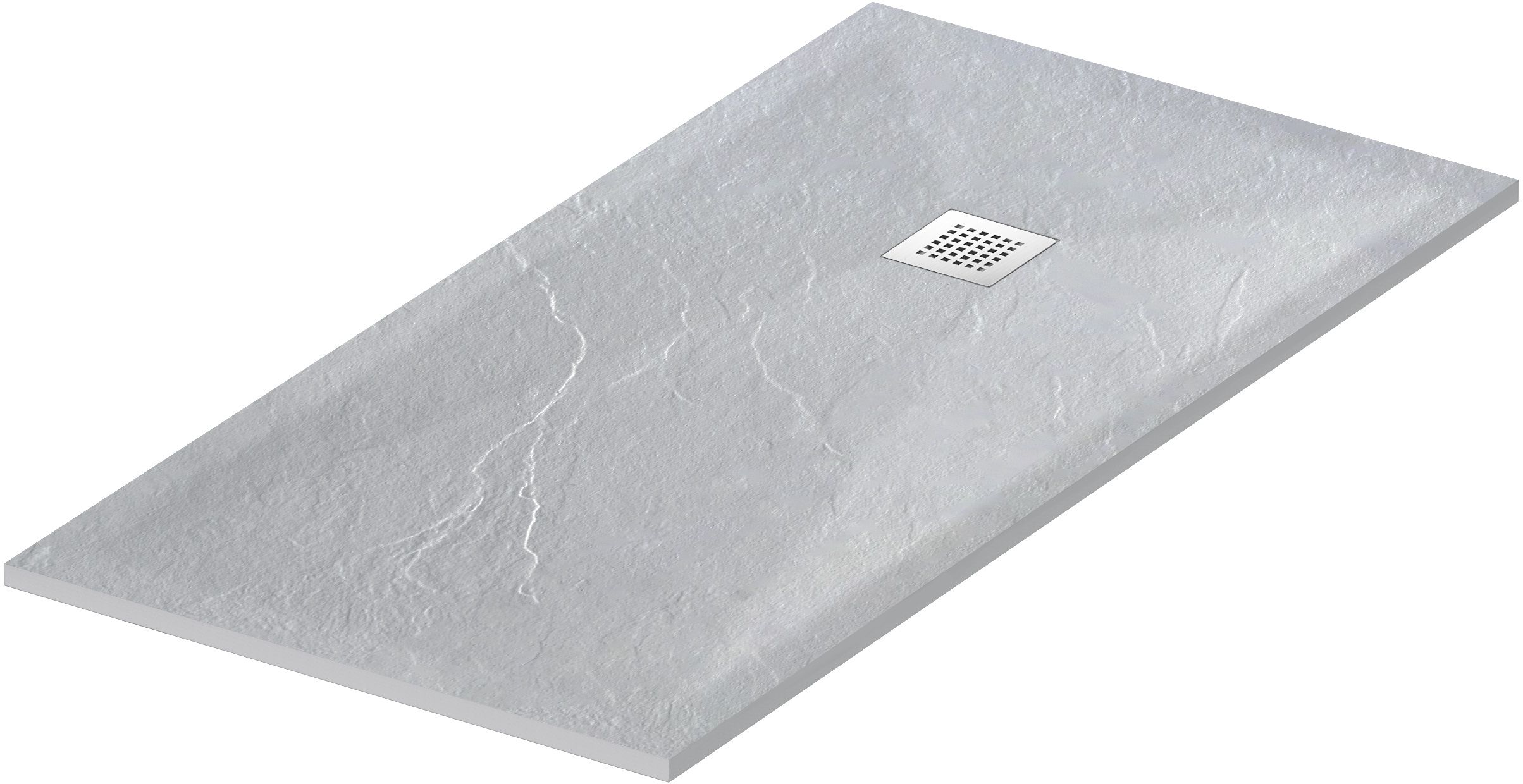 Balneo Stone Tray Rechteckige Duschwanne 120x80 cm grau STFLG8012025