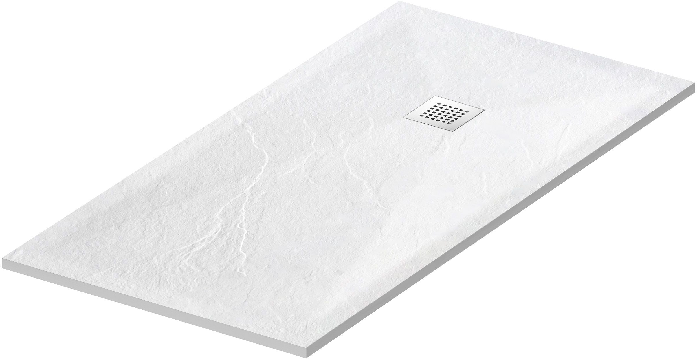 Balneo Stone Tray Rechteckige Duschwanne 120x90 cm weiß STFWH9012025