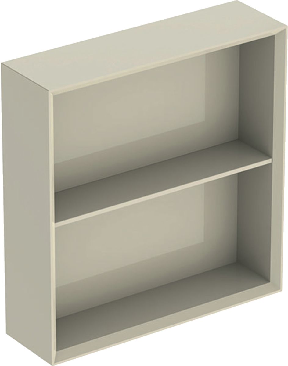 Geberit iCon Badschrank 45x13.2x46.7 cm Seitenschrank hängend grau-sandig 502.323.JL.1