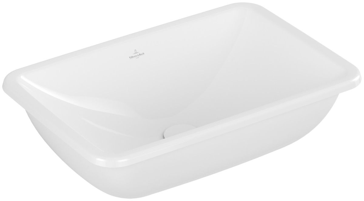Villeroy & Boch Loop & Friends Waschbecken 54x34 cm rechteckig Unterbauwaschbecken weiß glanz 4A5700R1