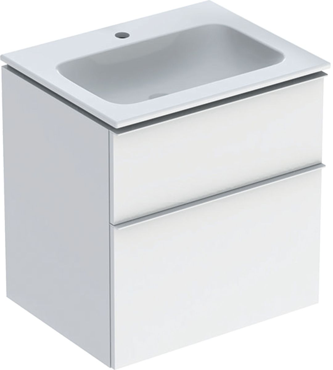 Geberit iCon Waschtisch mit Unterschrank 60 cm weiß 502.335.01.1