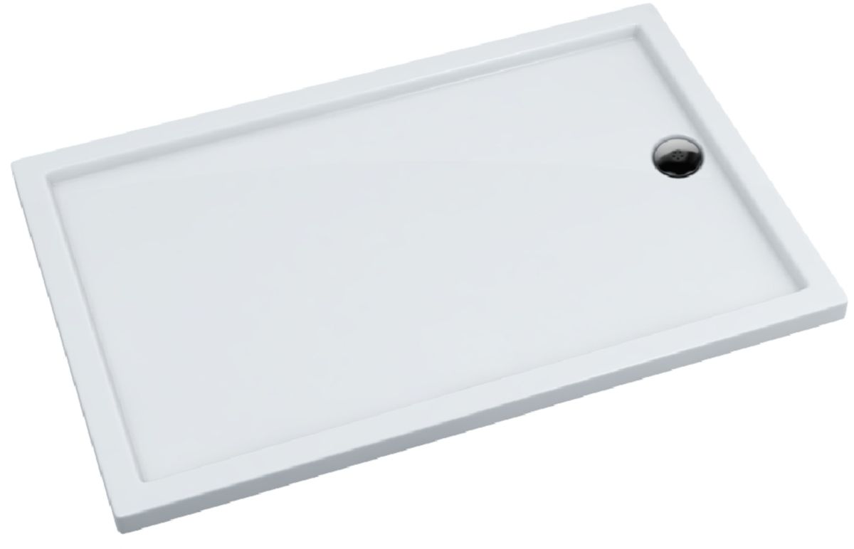 Schedpol Corrina New Rechteckige Duschwanne 100x80 cm weiß 3.4936