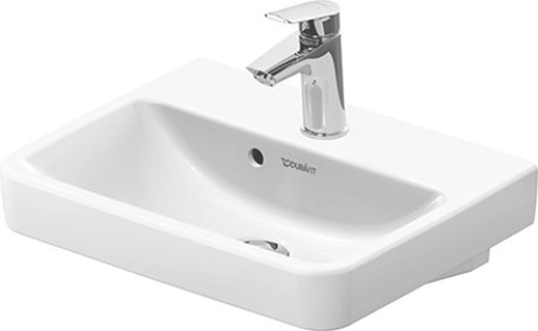 Duravit No. 1 Waschbecken 45x35 cm rechteckig Möbel weiß glanz 07434500002