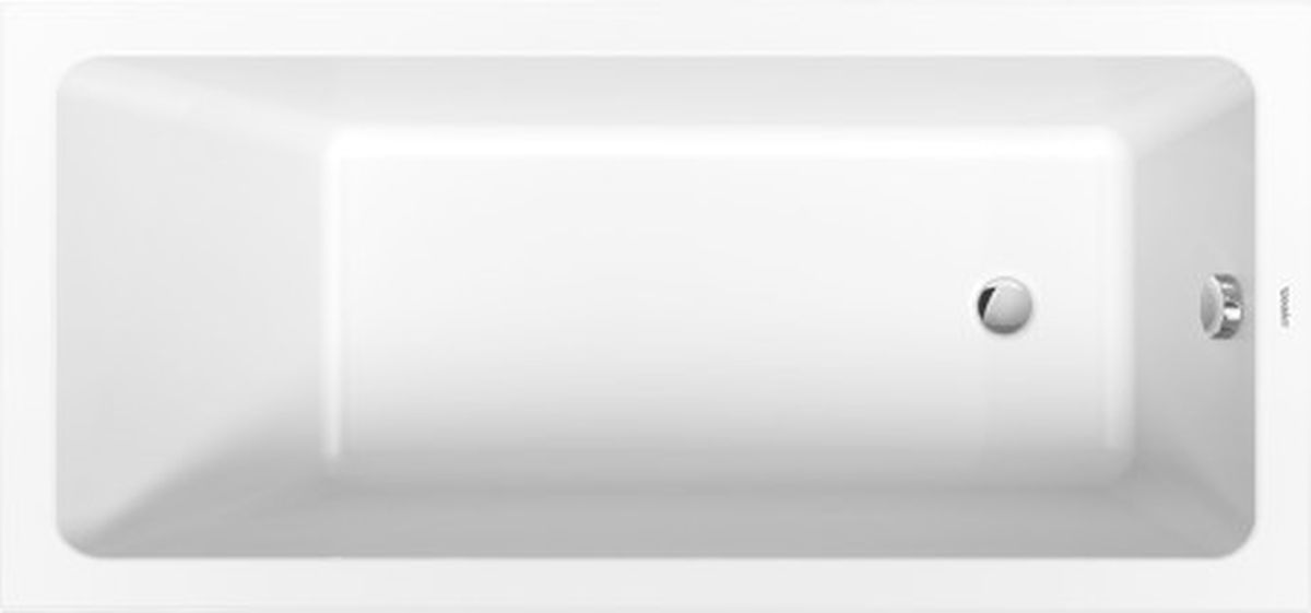 Duravit No. 1 Rechteckige Badewanne 170x70 cm weiß 700489000000000