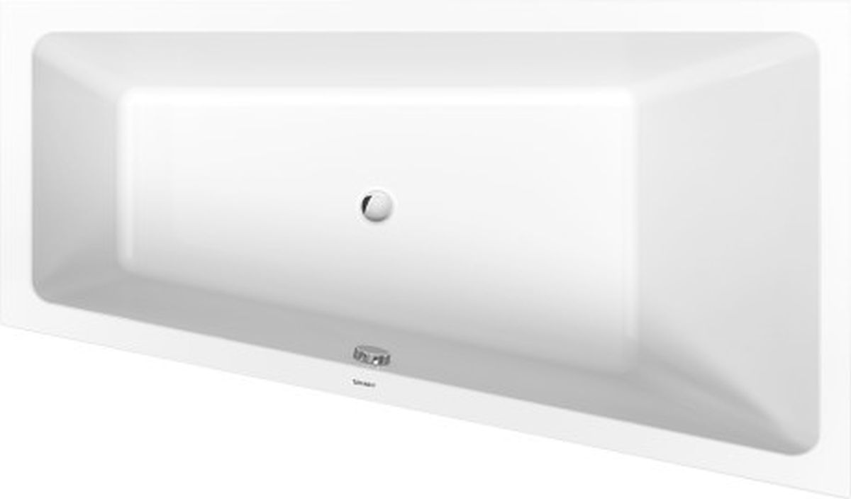 Duravit No. 1 Eckbadewanne 170x100 cm rechtsseitig weiß 700509000000000