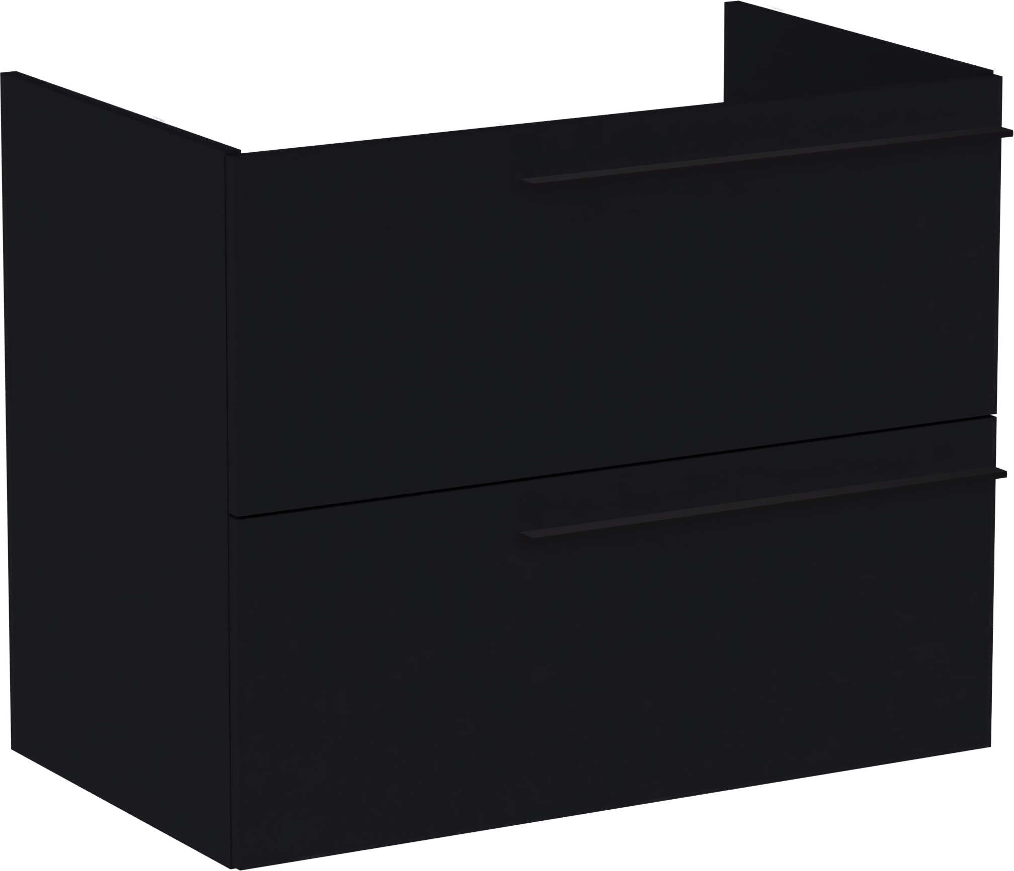 Roca Ella Badschrank 78.5x44.6x63.5 cm Unterschrank hängend schwarz A857770532