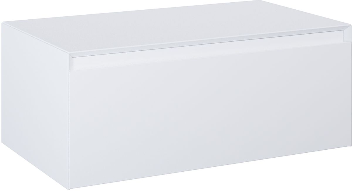 Elita Split Slim Schrank mit Arbeitsplatte 80x45.8x31.9 cm Seitenschrank hängend weiß RE080804055290