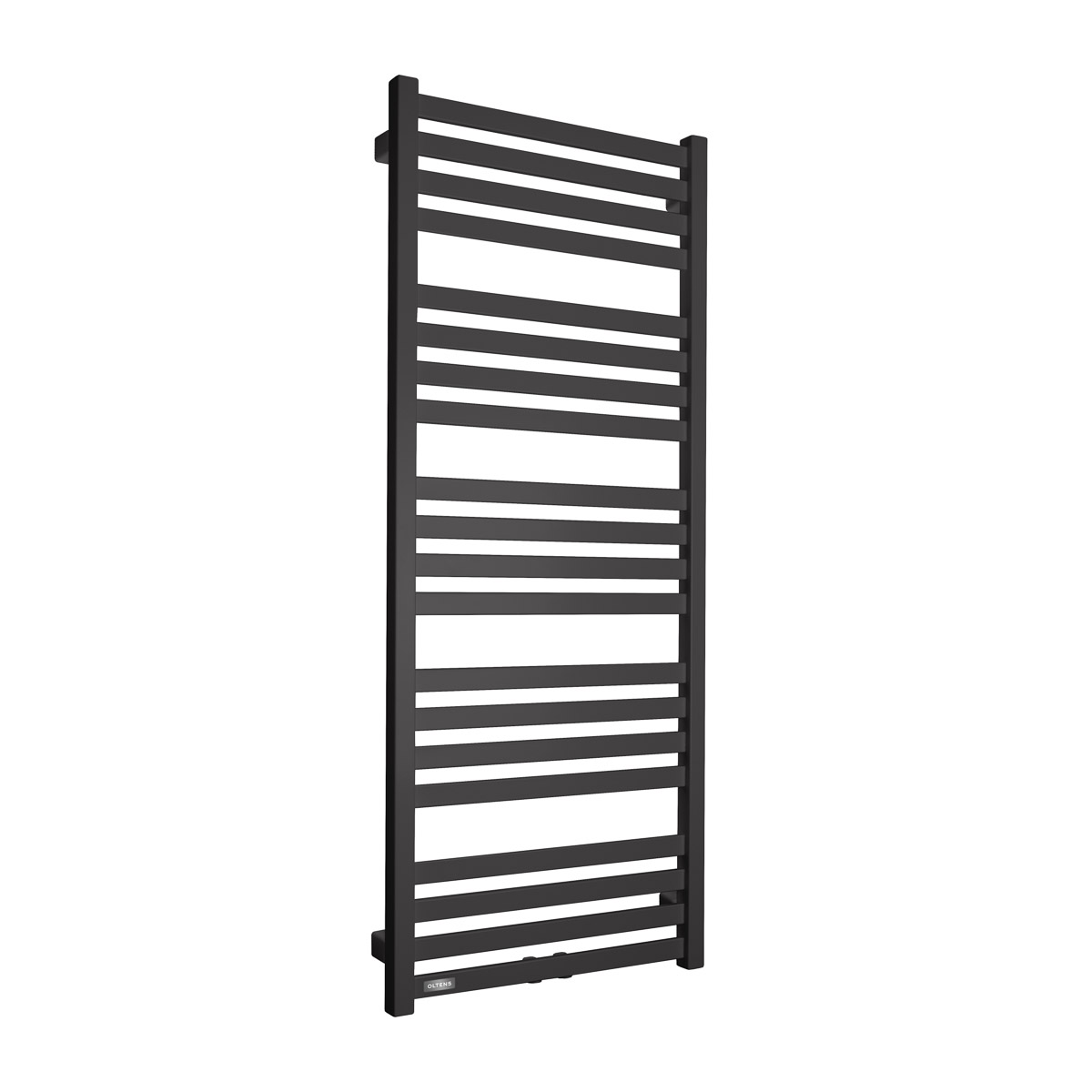 Oltens Vanlig Badheizkörper Leiter 121x50 cm schwarze Matte 55008300