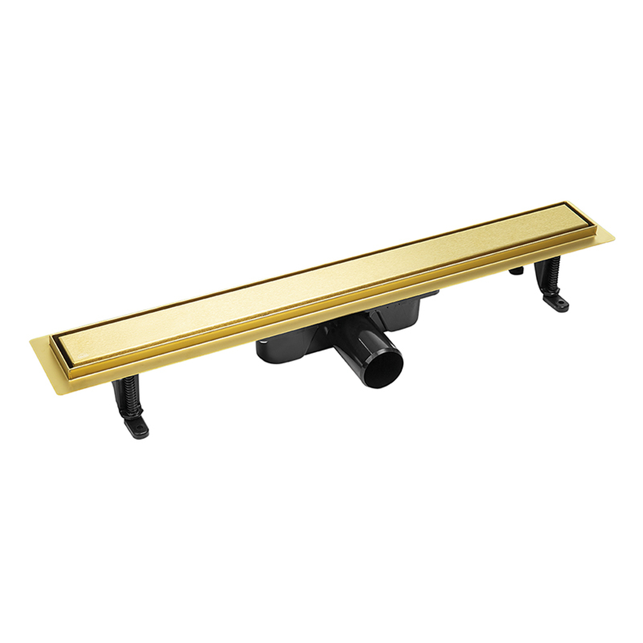 Laveo Basso Linearablauf mit Rost 80 cm gold COBG80D