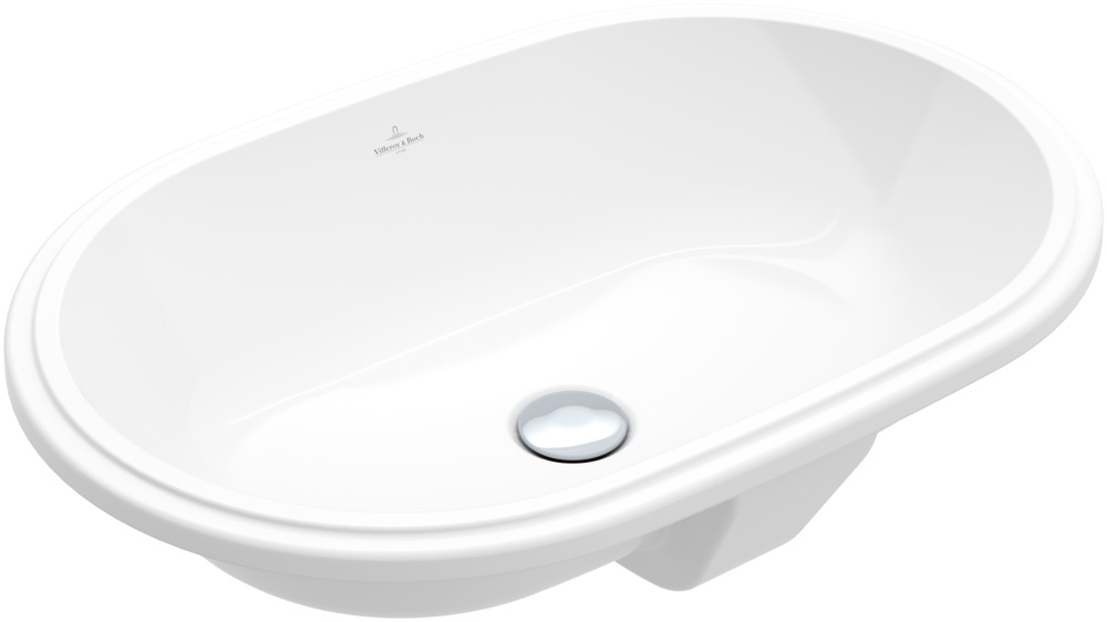Villeroy & Boch Architectura Waschbecken 57x37.5 cm oval Unterbauwaschbecken weiß glanz 5A766101