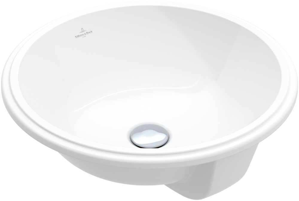 Villeroy & Boch Architectura Waschbecken 40x40 cm rund Unterbauwaschbecken weiß glanz 5A7546R1