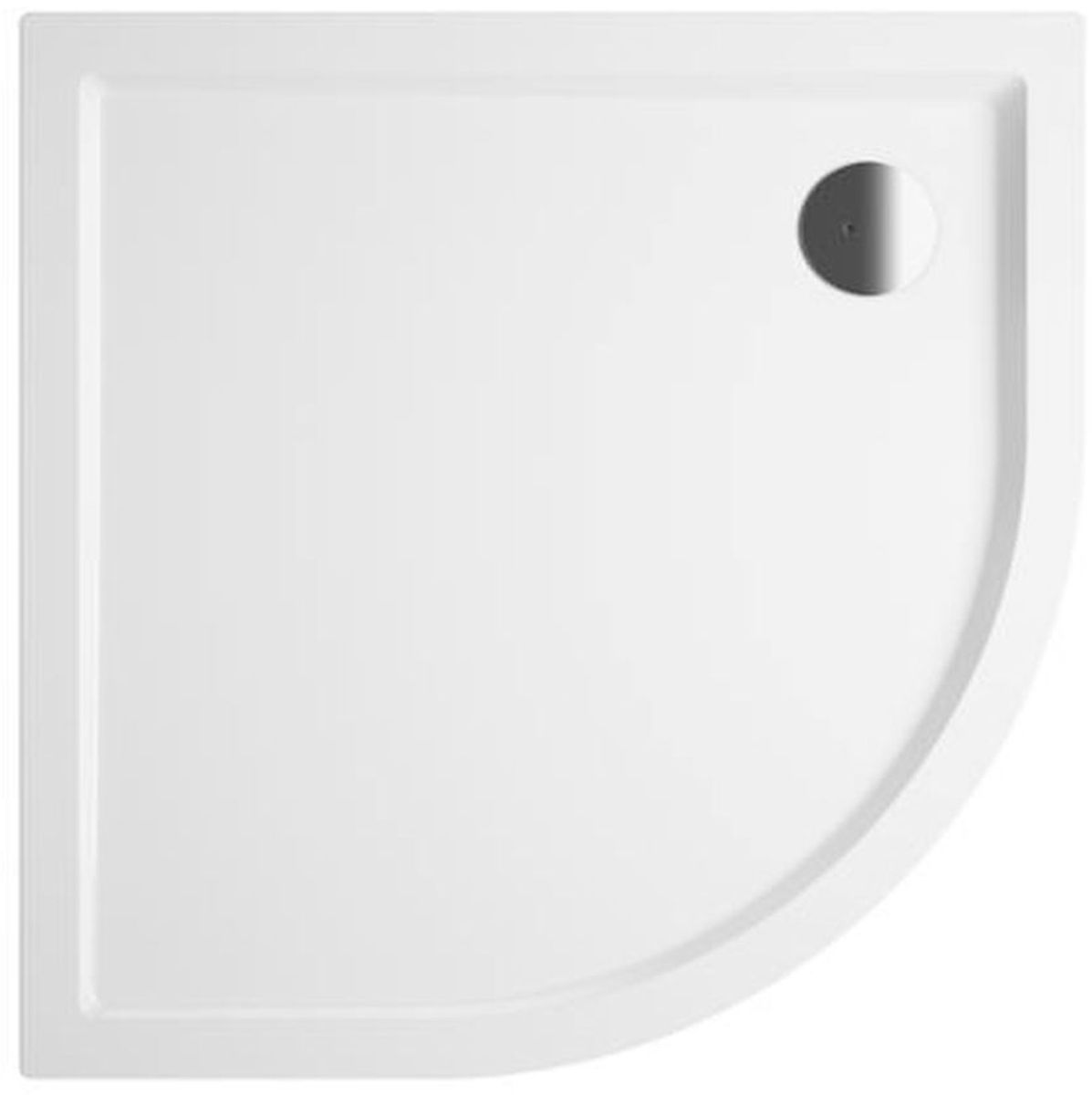 Riho Zurich Halbrunde Duschwanne 120x120 cm weiß D001024005