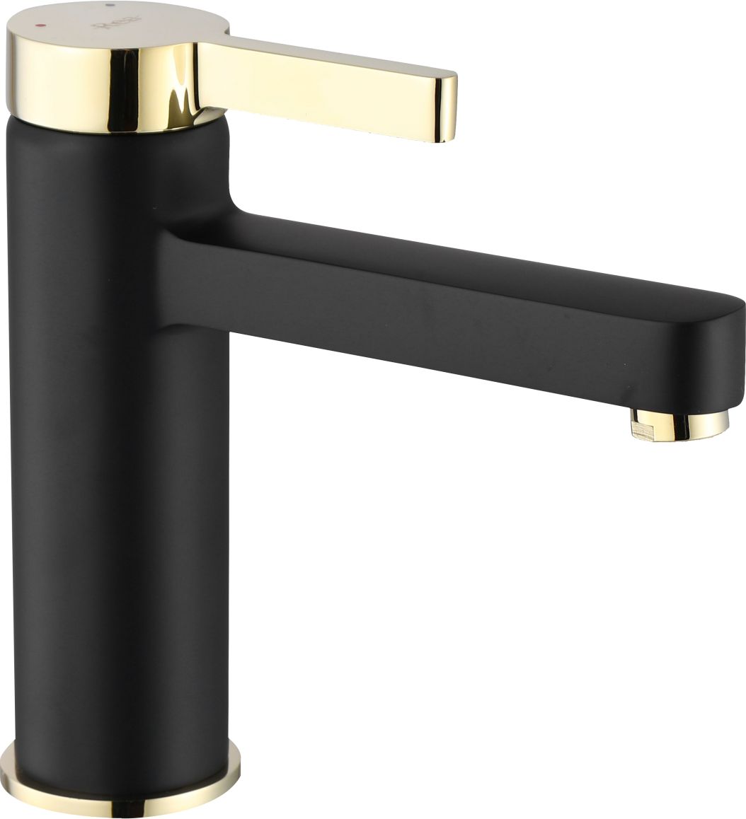 Rea Polo waschbeckenhahn stehend schwarz-gold REA-B9977