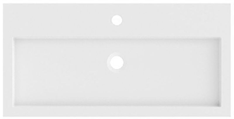 Riho Spring Vow Waschbecken 80x40 cm rechteckig Möbel weiß matte W004007105
