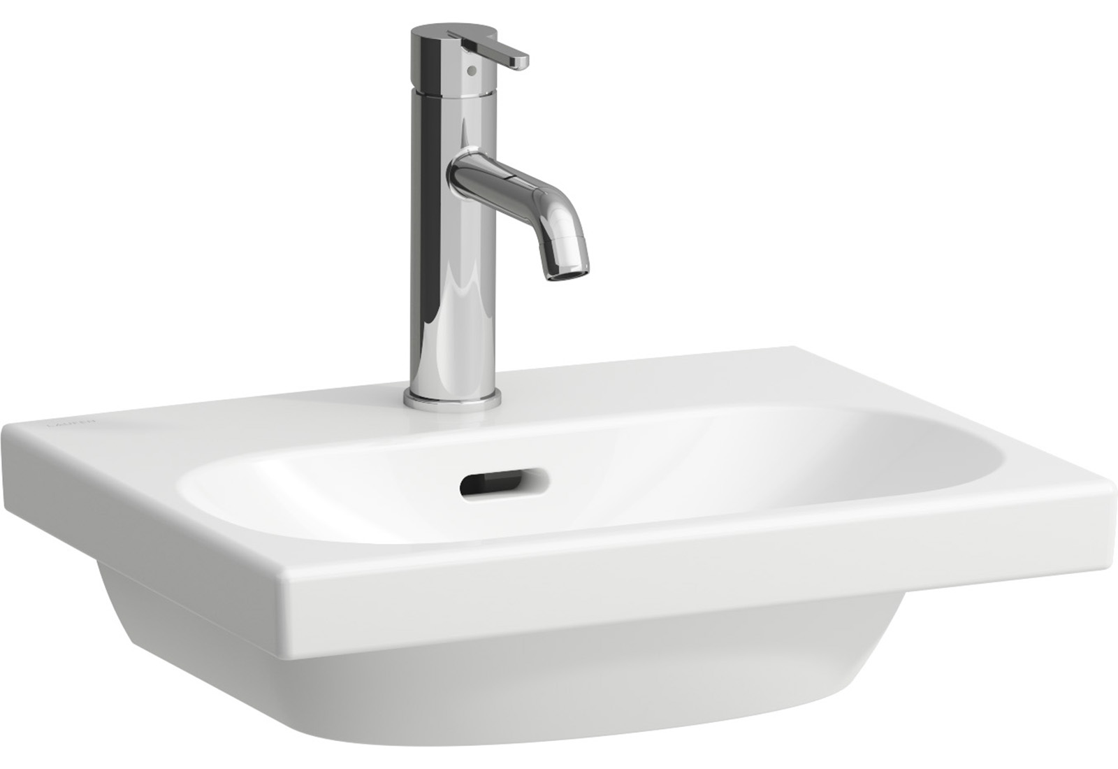 Laufen Lua Waschbecken 45x35 cm rechteckig Klassisch weiß glanz H8160800001091