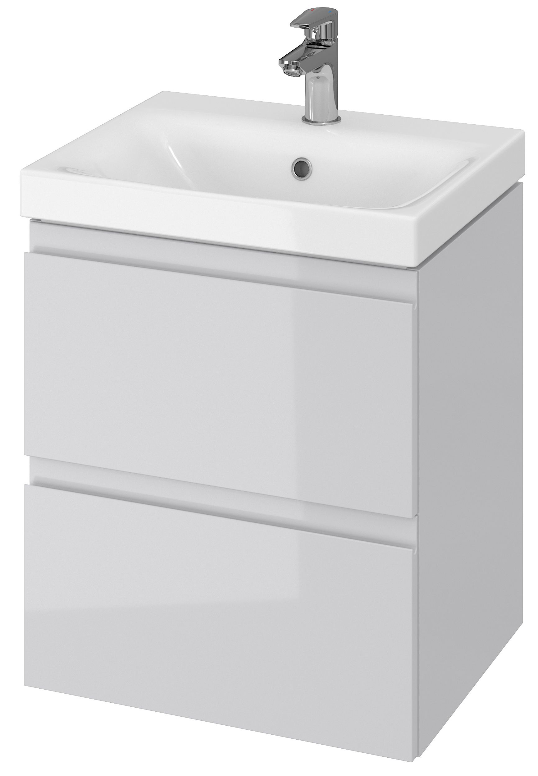 Cersanit Moduo Badschrank 49.4x39.7x57 cm Unterschrank hängend grau S590-011-ECO