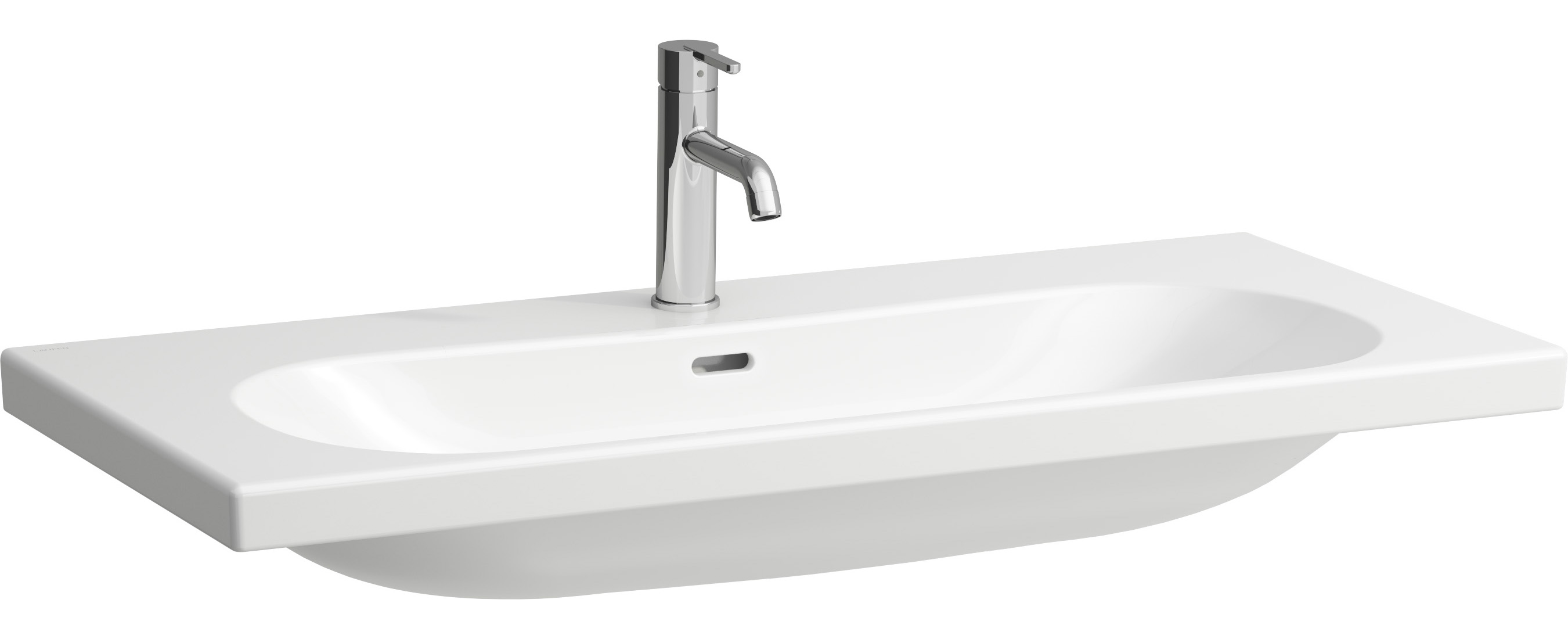 Laufen Lua Waschbecken 100x46 cm rechteckig Möbel weiß glanz H8100890001041