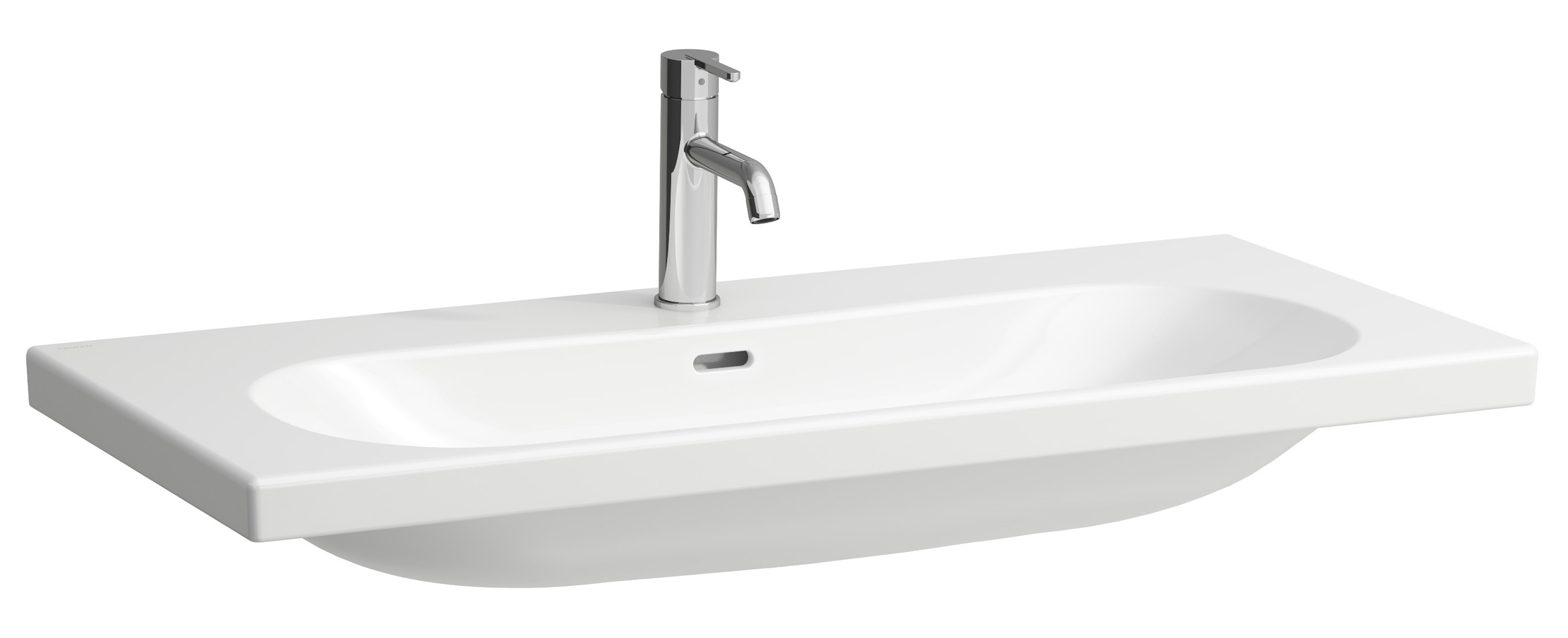Laufen Lua Waschbecken 100x46 cm rechteckig Möbel weiß glanz H8100890001091