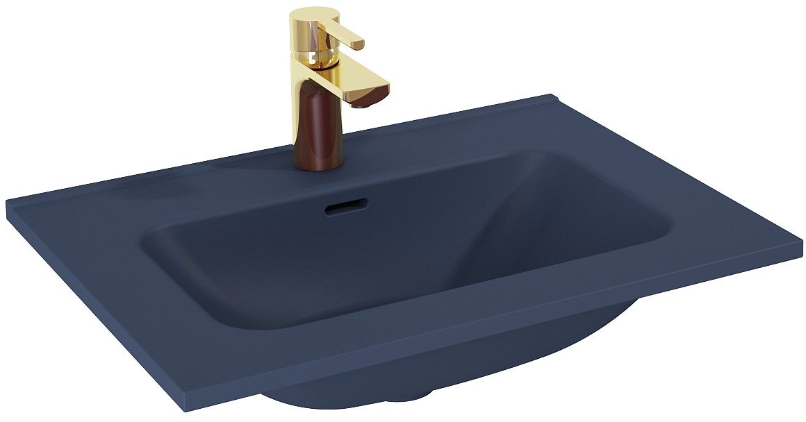Elita Skappa Waschbecken 61x46 cm rechteckig Möbel blau matte RE040603067030