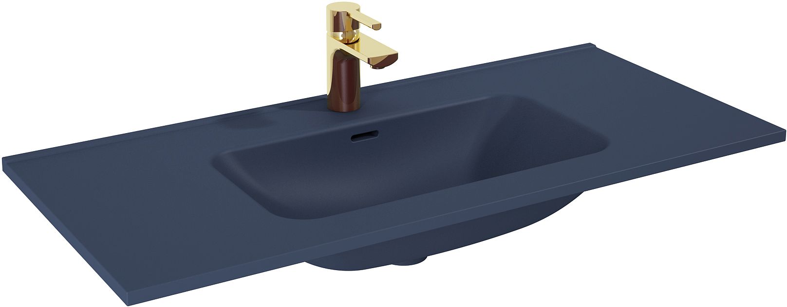 Elita Skappa Waschbecken 100.8x46 cm rechteckig Möbel blau matte RE041003067030