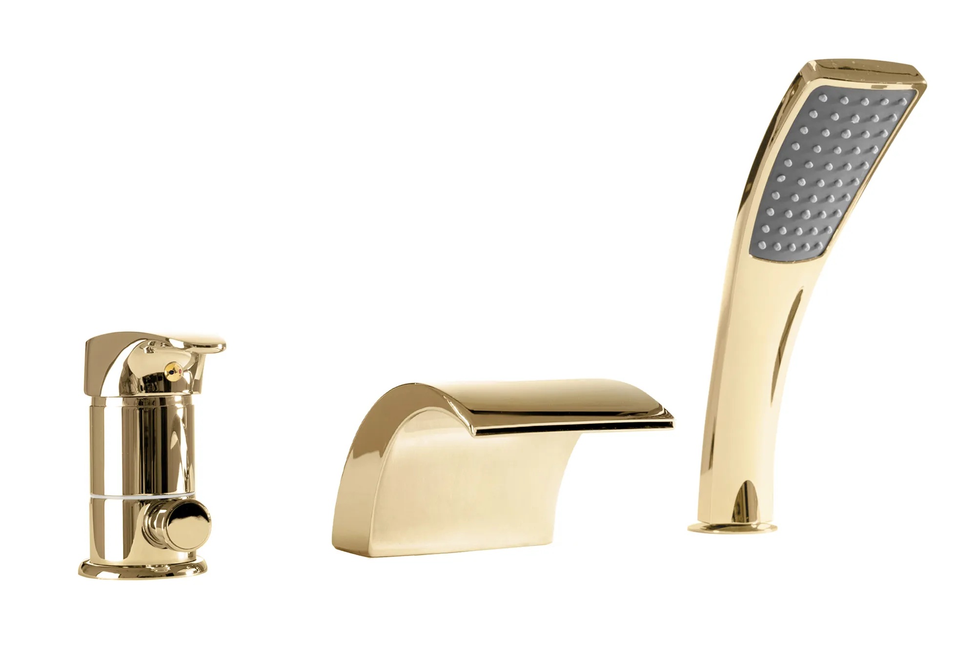 Rea Riven badewannen- und duscharmatur awannenmontiert gold REA-B0497