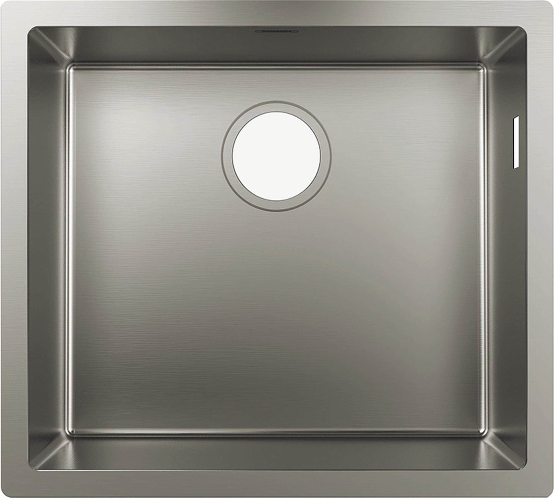 Hansgrohe S 71 Edelstahlspüle 50.2x40 cm stahl 43427800