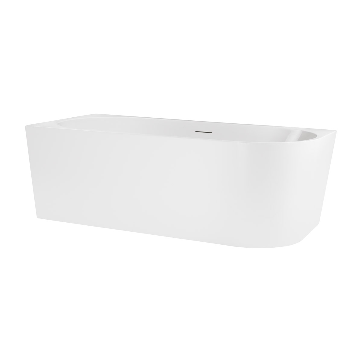 Oltens Delva Eckbadewanne 170x80 cm rechteckig weiß 11000000