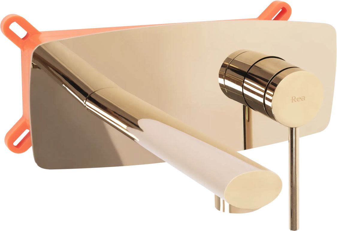 Rea Oval waschbeckenhahn Unterputz gold REA-B5125