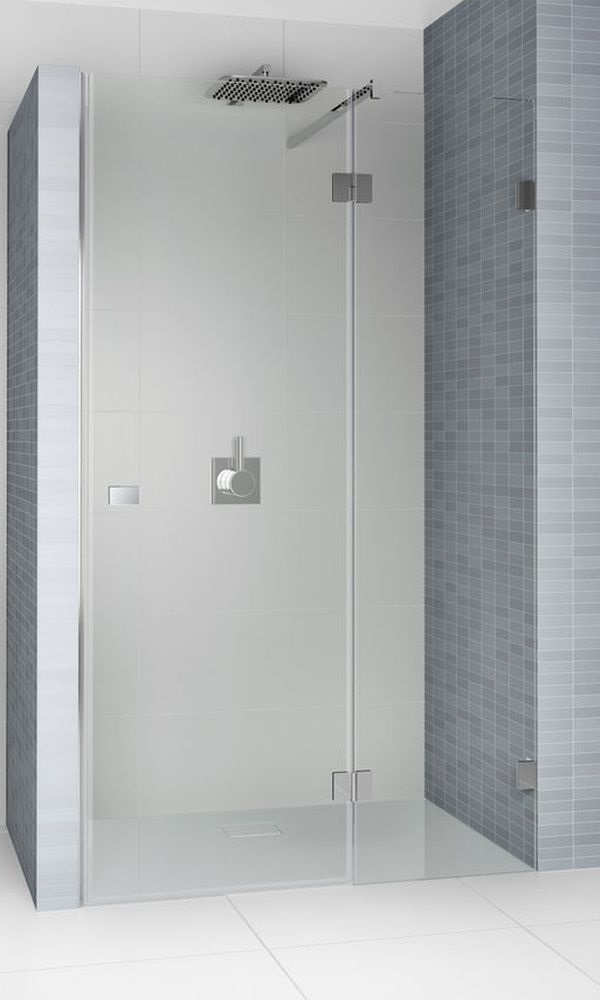 Riho Scandic Duschtüren 140 cm aufklappbar chrom Glanz/durchsichtiges Glas G001028120