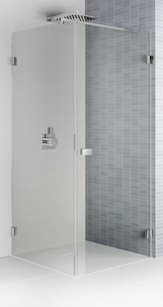 Riho Scandic Duschkabine 90x80 cm rechteckig schwarz Matte/durchsichtiges Glas G001038121