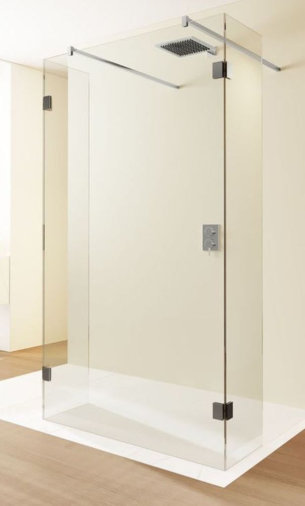 Riho Scandic Duschkabine 120x27 cm schwarz Matte/durchsichtiges Glas G001049121
