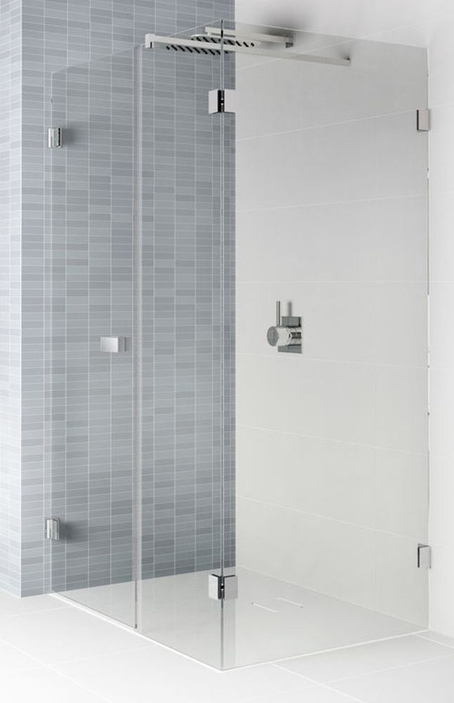 Riho Scandic Duschkabine 100x100 cm quadratisch chrom Glanz/durchsichtiges Glas G001091120
