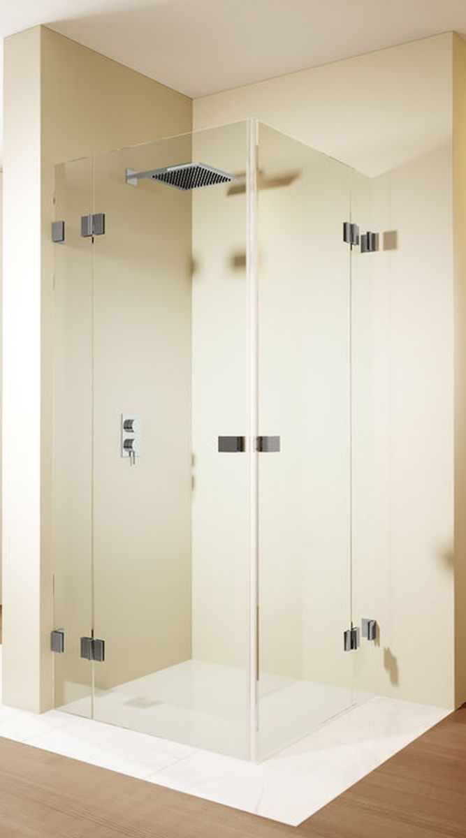 Riho Scandic Duschkabine 80x80 cm quadratisch chrom Glanz/durchsichtiges Glas G001099120