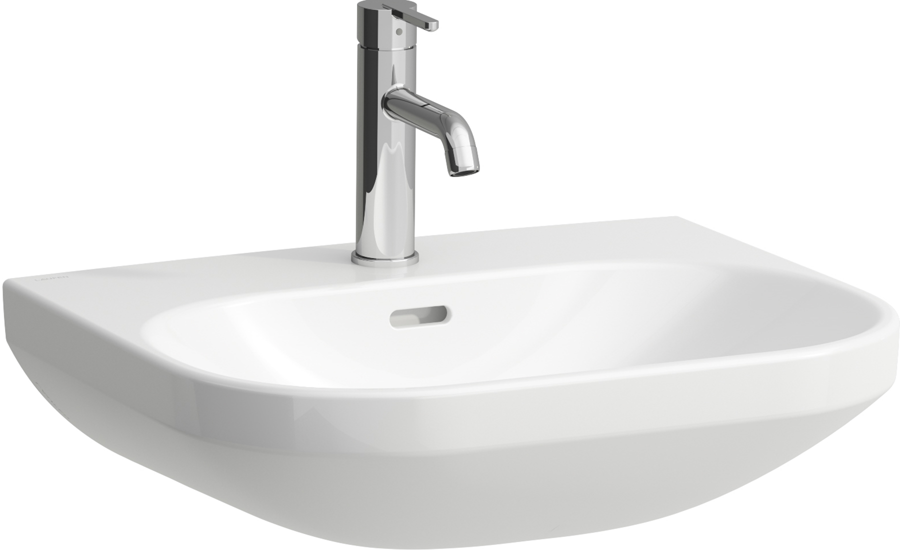 Laufen Lua Waschbecken 55x46 cm halbrund Klassisch weiß glanz H8110810001091