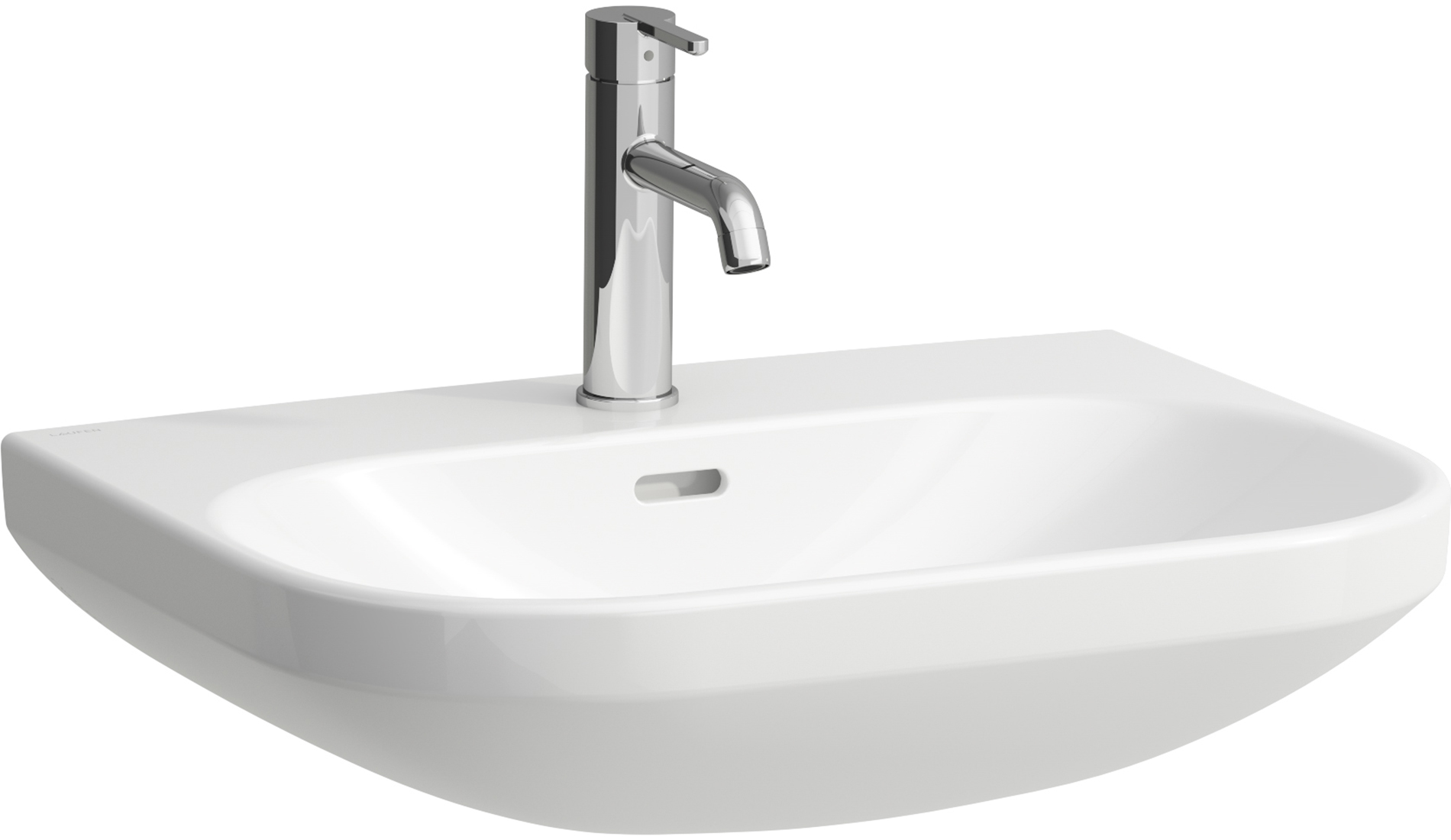 Laufen Lua Waschbecken 60x46 cm halbrund Klassisch weiß glanz H8110834001041