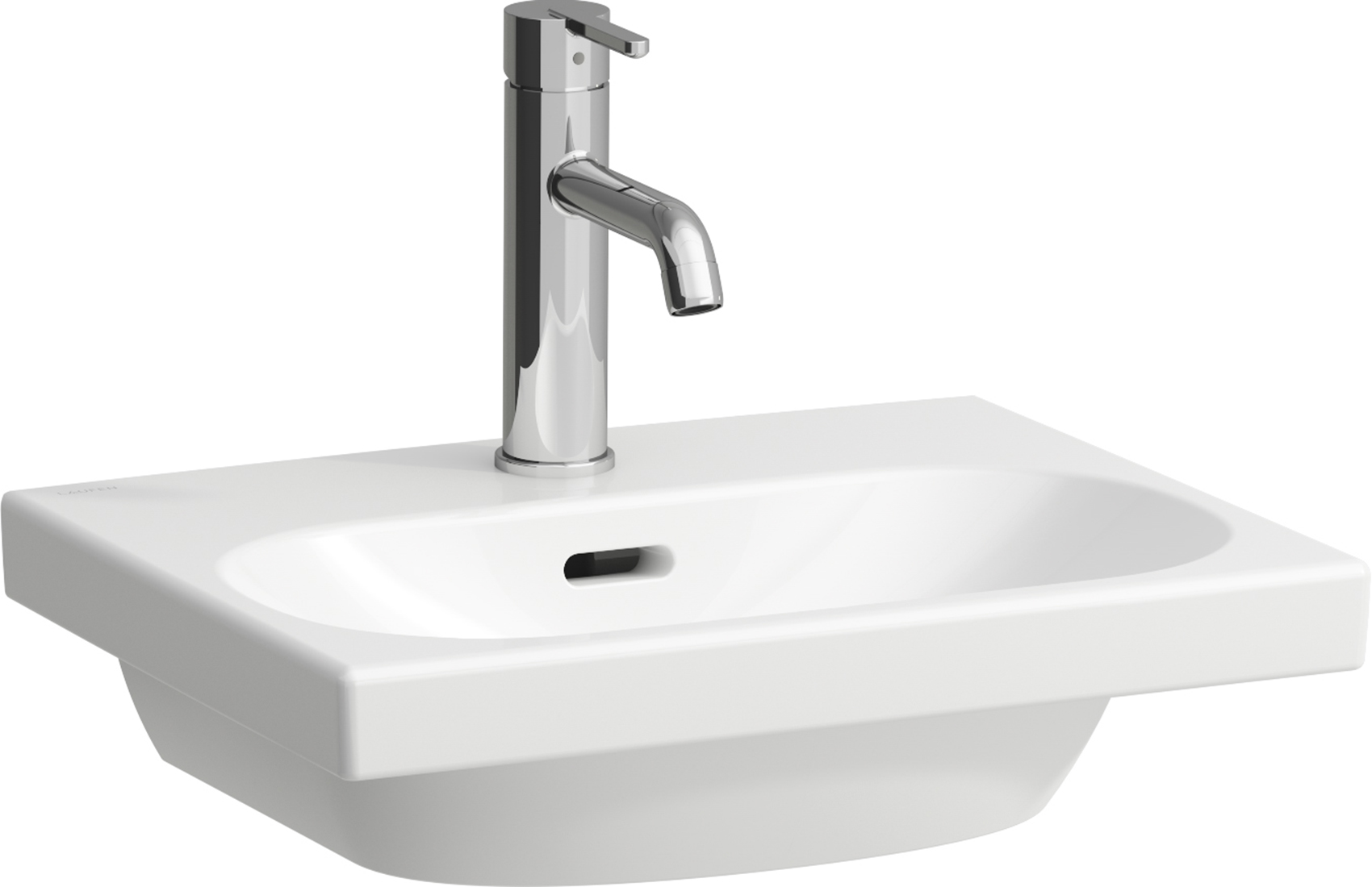Laufen Lua Waschbecken 45x35 cm rechteckig Klassisch weiß glanz H8150814001041